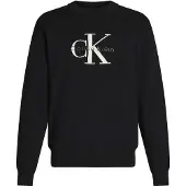 Calvin Klein Jeans Relaxed Cotton Monologo Graphic Jumper