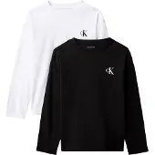 Calvin Klein Jeans Kids 2 Pack Long Sleeve T-Shirts
