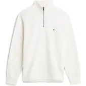 Tommy Hilfiger Peached Fleece Quarter Zip Sweatshirt