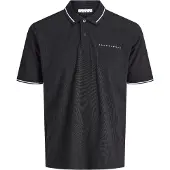 Jack & Jones T-shirt 'JCOFUSION' svart / vit