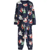 Next Pyjamas marinblå / grön / röd / vit