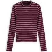 Tommy Hilfiger Tommy Jeans Slim Mock Neck Long Sleeve T-Shirt