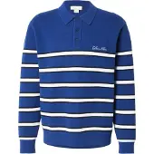Calvin Klein Cotton Stripe Polo Jumper