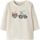 Name it T-shirt 'NBMLAURIDS' safir / brun / svart / naturvit