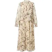 Marc Cain Klänning beige / brun / choklad