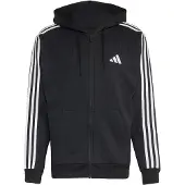 Adidas 3 Stripes French Terry Sweatshirt Med Dragkedja