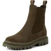 Tamaris Chelsea boots oliv