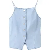 Mango Topp 'SAGARO' blå denim