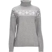 8848 Altitude Sage Wool Rollneck, Dam, Grå