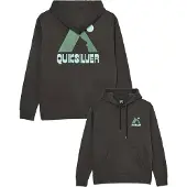 Quiksilver - Sweatshirts - Salt Water Peak Hoodie Tarmac för Unisex - Storlek L - Brun