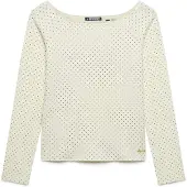 Superdry Bardot Off Shoulder T-shirt Med Lång ärm