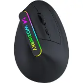 Wozinsky WMG-1164 Wireless Vertical Ergonomic Gaming Mouse 3600 DPI with RGB Backlight - Black
