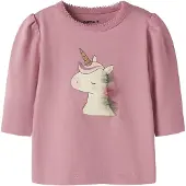 Name it T-shirt 'NBFLotta' mauve / rosa / ullvit