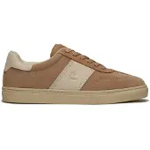 Timberland för män. TB0A43GGEW11 Lisbon Street beige skinnsneakers (45 W), Hud, Karta, Nyckelband, Casual