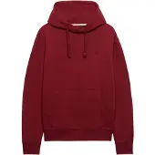 Superdry för män. M2014702A Essential Logo huvtröja röd (S), Casual, Bomull