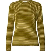 Selected Anna Stripe T-shirt Med Lång ärm