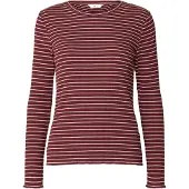 Selected Anna Stripe T-shirt Med Lång ärm