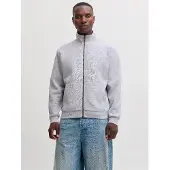 Jack & Jones Sweatjacka 'JJEBradley' ljusgrå