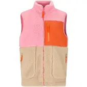 Slope Katau Teddy, Fleeceväst, Dam, Prism Pink