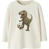 Name it T-shirt 'NMMVOTO' brun / oliv / svart / vit