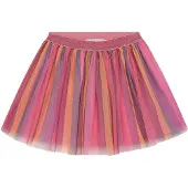 DANAMADE Kjol 'Dyrla' lila / orange / magenta / hallon