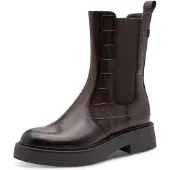 Tamaris Chelsea boots mörkbrun