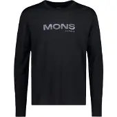 Mons Royale Yotei Merino Classic Long Sleeve Funktionströja black, L