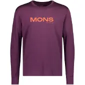 Mons Royale Yotei Merino Classic Long Sleeve Funktionströja fig, L