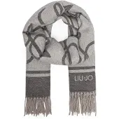 Liu Jo Halsduk ljusgrå / svartmelerad