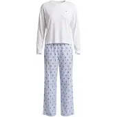 Tommy Hilfiger Uw0uw06601 Pyjamas Med Långa ärmar