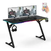 Sense7 Spelbord VOLT RGB svart 140x70