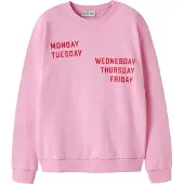 Name it Sweatshirt 'NKFLIOCA' ljusrosa / karminröd
