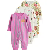 Next Pyjamas äpple / ljusgrön / rosa / vit
