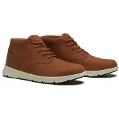 Timberland för män. TB0A6C7TEM71 Bruna läderboots Chukka Parker Street (49), Karta, Nobuck, Nyckelband, Casual