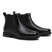Timberland för män. TB0A42PGW021 Svarta Chelsea-stövletter i Stormbucks-läder (40), Hud, Karta, Ingen, Casual