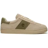 Timberland för män. TB0A43GGEUP1 Lädertofflor Lisbon Street i beige (39.5 W), Hud, Karta, Nyckelband, Casual