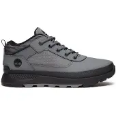 Timberland unisex för barn. TB0A6AJNAHQ1 Grå Field Trekker-skor i läder (38), Hud, Karta, Nyckelband, Casual, barnmode