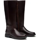Timberland för kvinnor. TB0A5T6PW011 Bruna Stormbucks-läderstövlar (38 W), Hud, Karta, Zip, Casual