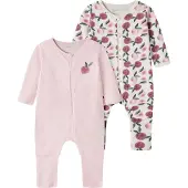 Name it Peaches Pyjamas Med Långa ärmar 2 Enheter
