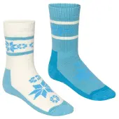 Kari Traa Women's Rusa Wool Sock 2-pack Ocean