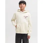 Jack & jones Junior Sweatshirt 'JORCHAMBERI' burgunder / vit