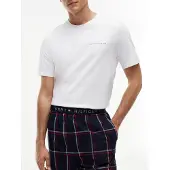 Tommy Hilfiger Underwear Pyjamasbyxa marinblå / röd / off-white