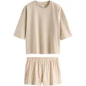 Next Kort pyjamas beige / ecru