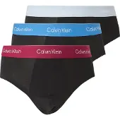 Calvin Klein 3 Pack Hip Briefs Icon Cotton Stretch