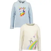 Blue Seven T-shirt ecru / pastellblå / gul / lavendel