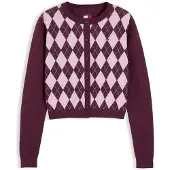 Tommy Hilfiger Tommy Jeans Argyle Crew Neck Cardigan