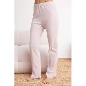 Trendyol Pyjamasbyxa pastellblå / rosé