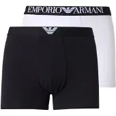 Emporio Armani Boxershorts svart / vit
