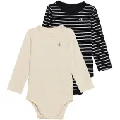 Calvin Klein Jeans Sparkdräkt/body beige / svart / vit