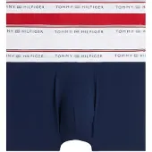 Tommy Hilfiger 3 Pack Global Stripe Logo Waistband Trunks